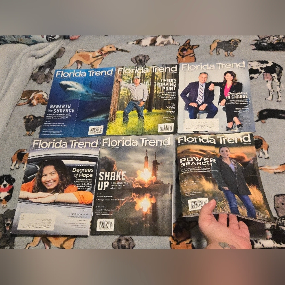 Florida Trend 6 Magazines Total